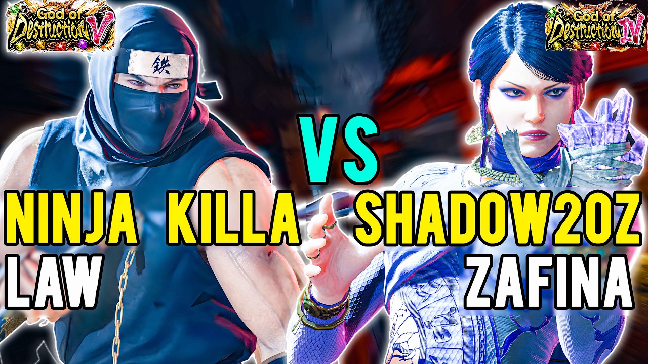 NinjaKilla Law vs Shadow20z Zafina – High Level Rank Matches | Tekken 8