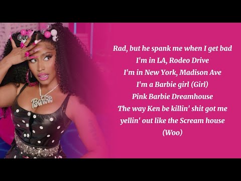Nicki Minaj & Ice Spice - Barbie World - Lyrics (feat. Aqua) (from \