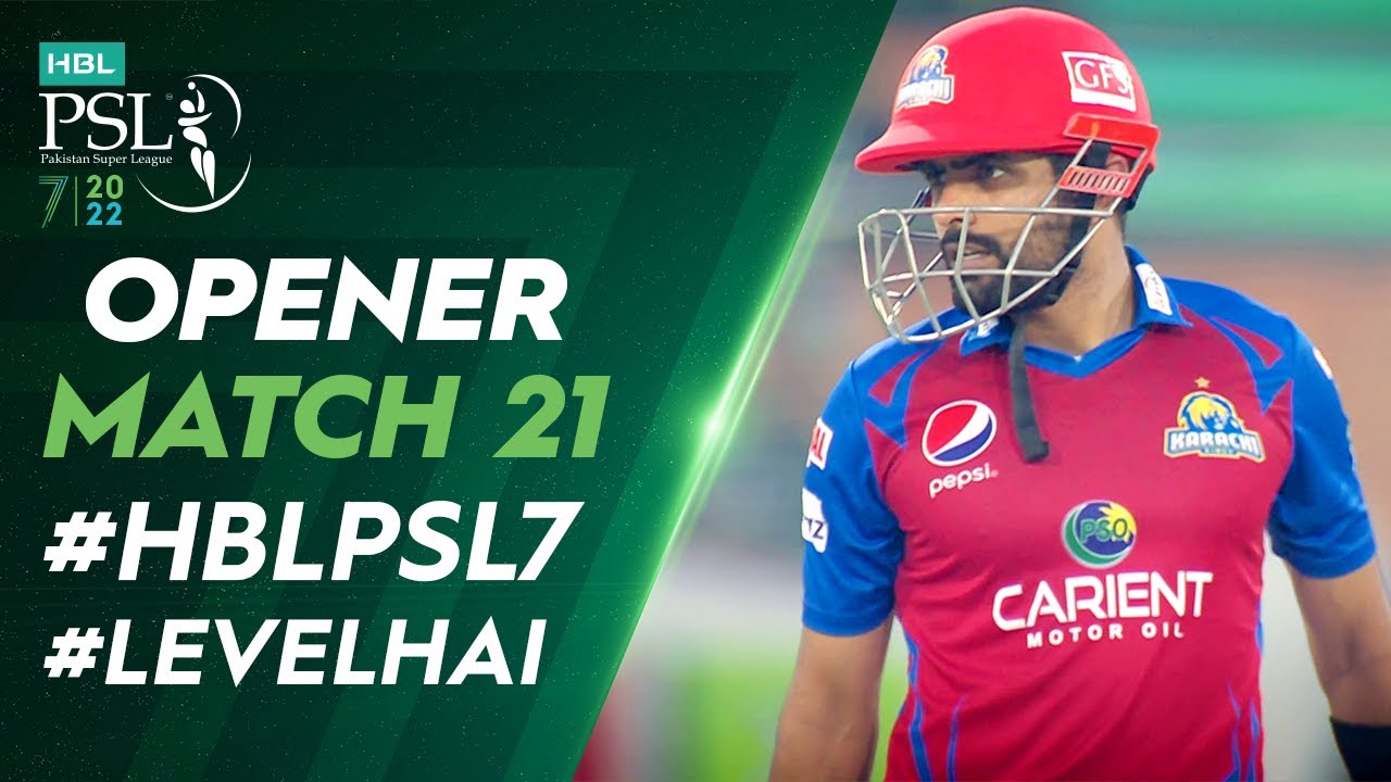 Opener Islamabad United vs Karachi Kings Match 21 HBL PSL 7 ML2G