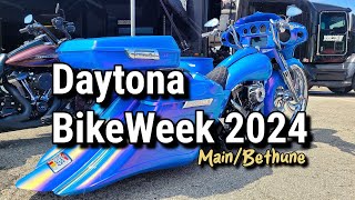 Daytona Bike Week 2024! Part 1 Friday March 8th... Main and Bethune!
