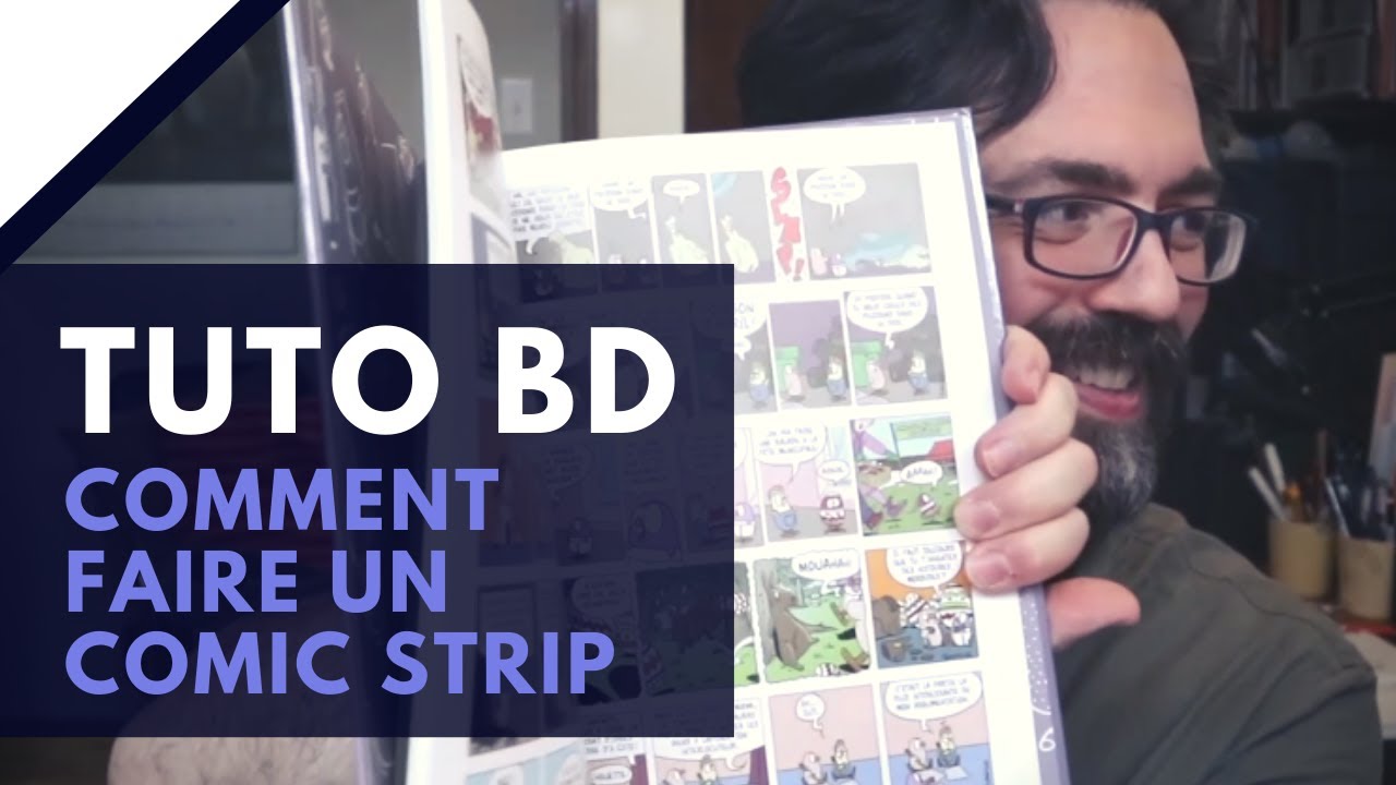 Tuto BD - Comment faire un comic strip avec Banville - YouTube