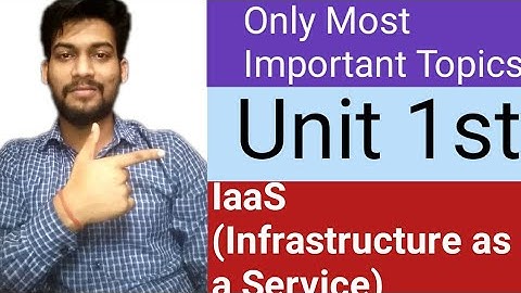 IaaS -Infrastructure as a Service #cloudcomputing  #btech #aktu #semesterexams #semester #btechexams