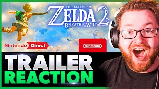 ☁ ZELDA: BREATH OF THE WILD 2 E3 2021 NINTENDO DIRECT GAMEPLAY TRAILER REACTION! 🤯 Kazrisk Reacts