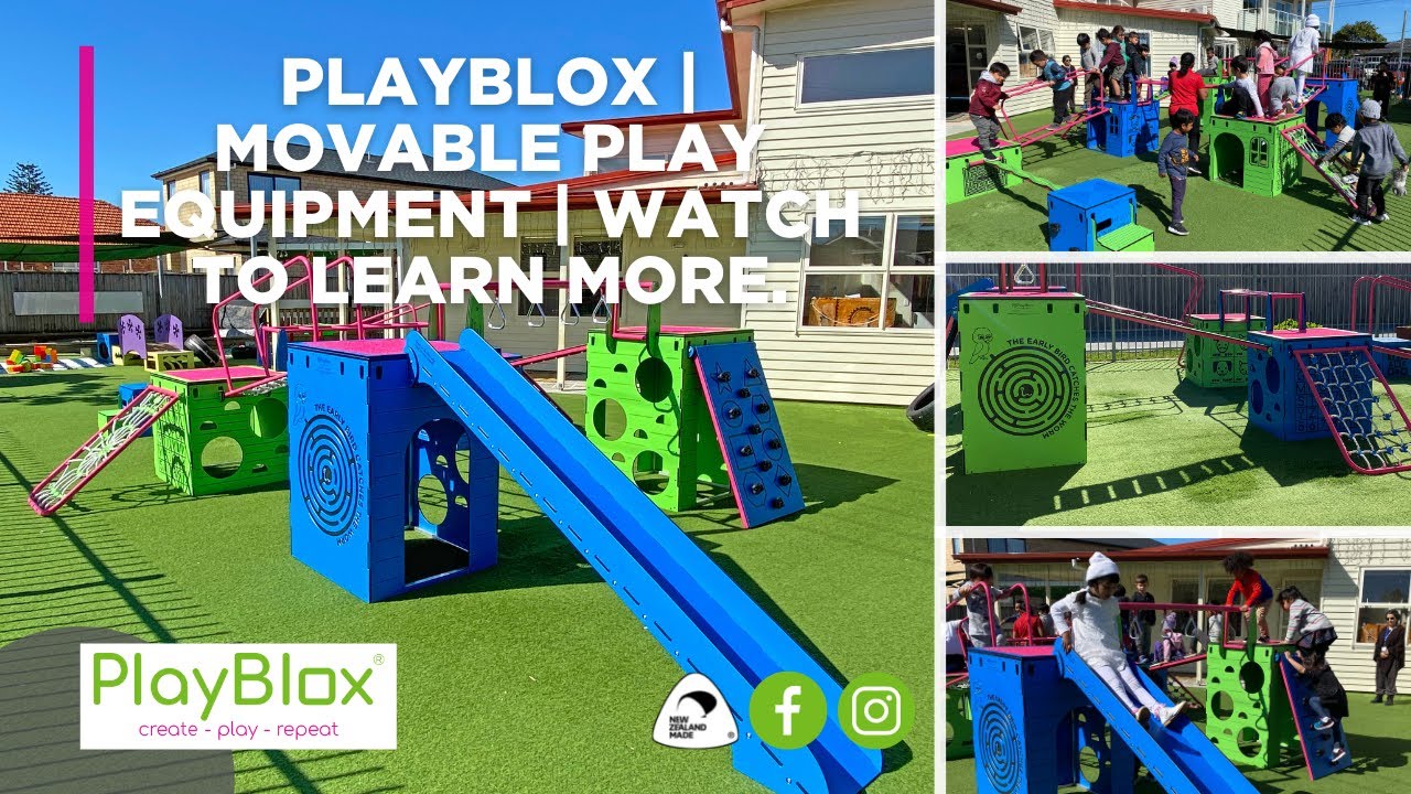 PlayBlox Movable play equipment for supervised early childhood play