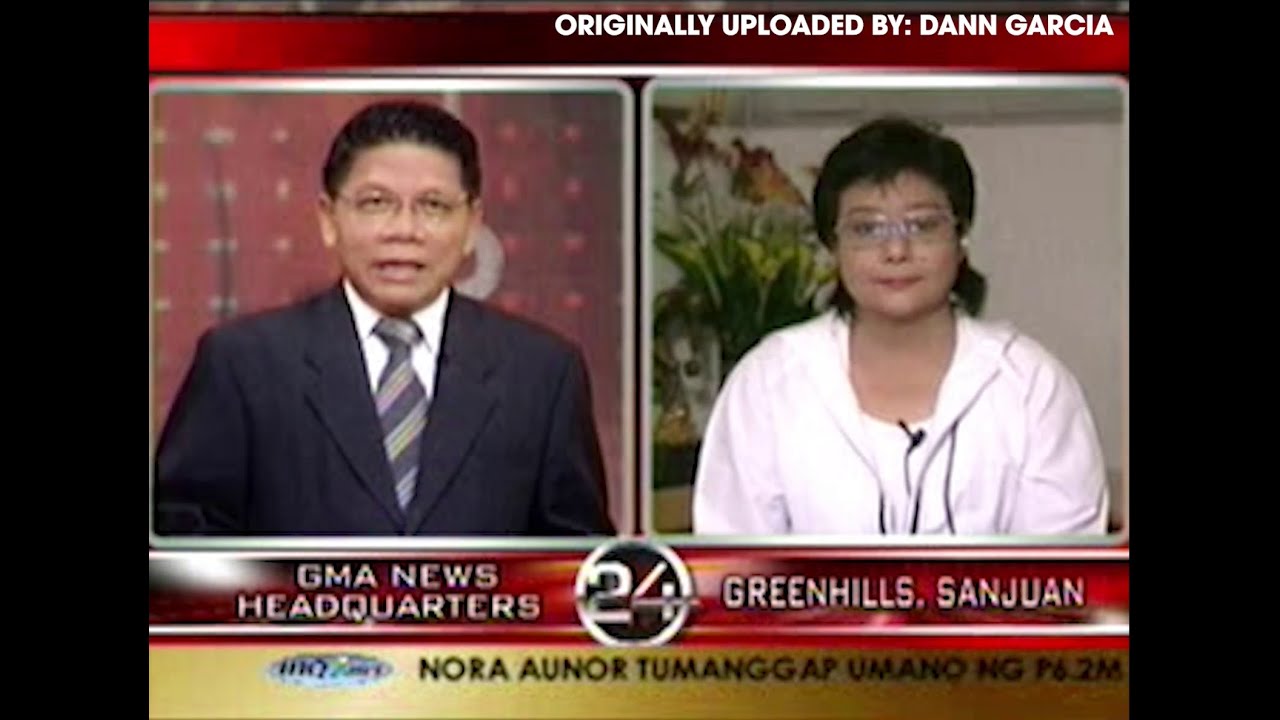 24 Oras - Nora Aunor live interview (May 3, 2004)