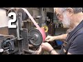 Grinding A Blade with Bob Dozier - St. Paul AR Knife Shop Tour Part 2