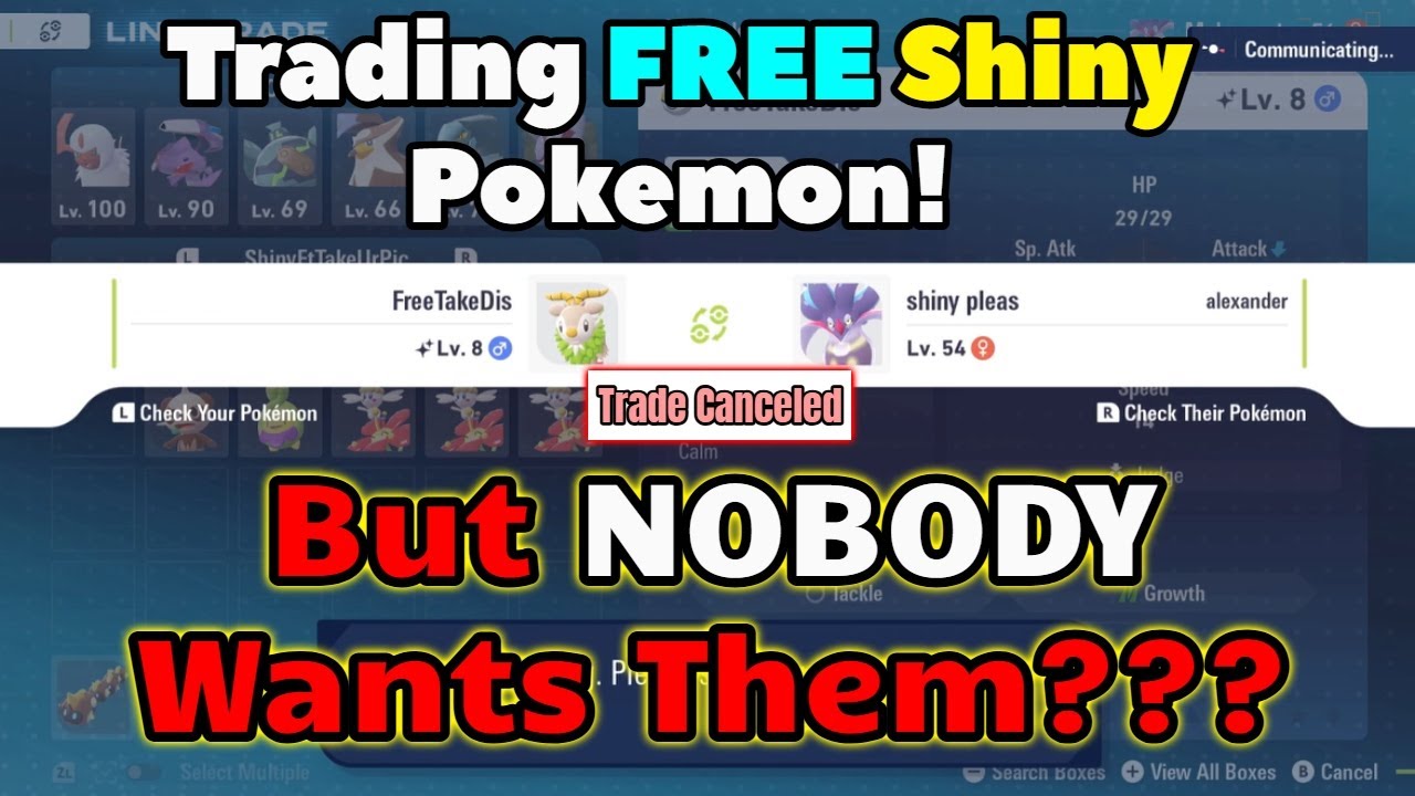 Why Is It So DIFFICULT To Giveaway FREE SHINY Pokemon? - Pokemon Legends ZA