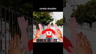 canada simulator  #shorts #canada #funny #comedy