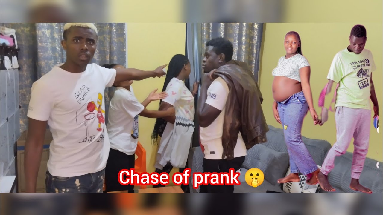 Chasing our friends out prank🤫 to see their reaction 🤣