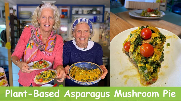Plant-Based Asparagus Mushroom Pie