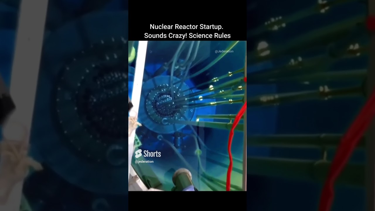 Nuclear Reactor Startup Makes a Strange Sound? #shorts