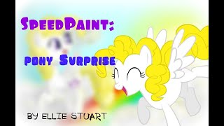 SpeedPaint: pony Surprise by Ellie Stuart @EllieStuartMuseum