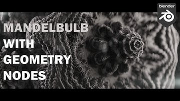 Mandelbulb/Fractals in Blender with Geometry Nodes