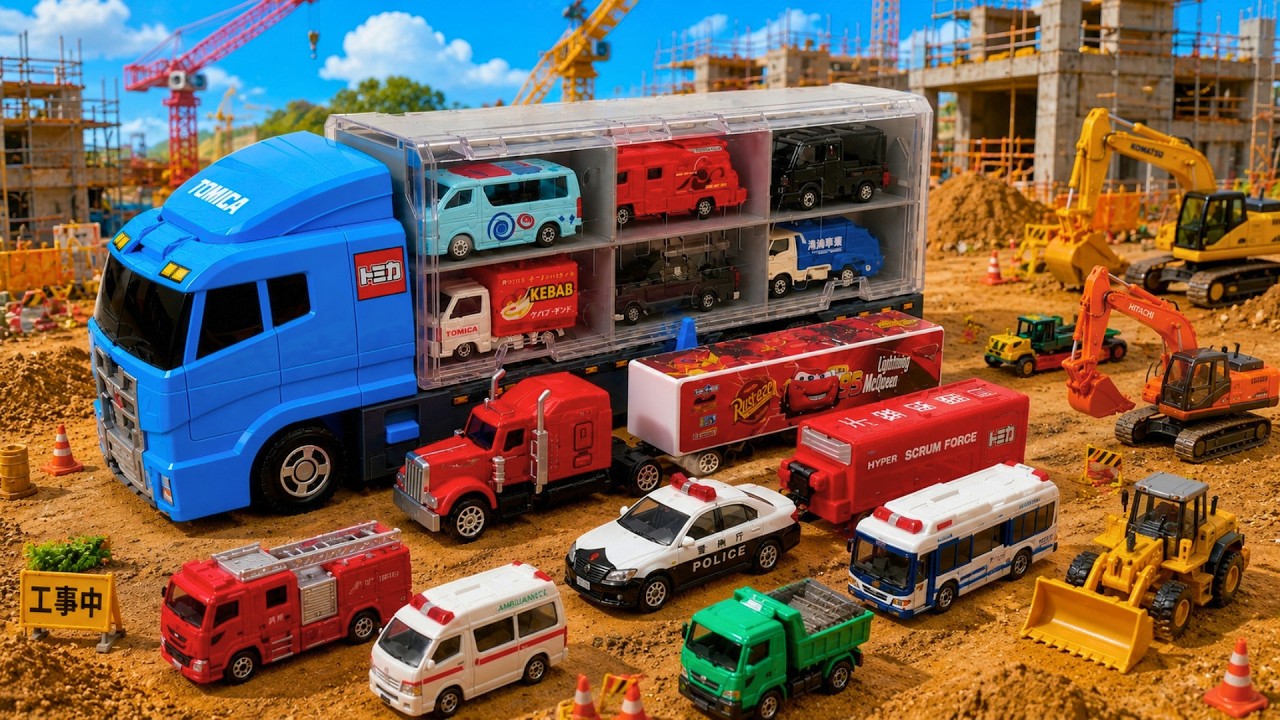 トミカ　アンパンマン　その他働く車　29点セット 🚛🚜【はたらくくるま大集合】アンパンマンといっしょにトミカ