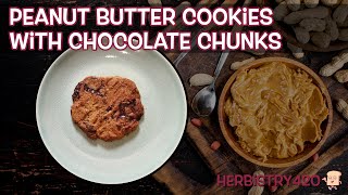 Peanut Butter Cookies with Chocolate Chunks | Herbistry420
