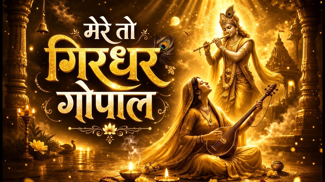 मेरे तो गिरधर गोपाल – Meera Bai Bhajan | Krishna Bhakti Song That Will Melt Your Heart 🙏✨
