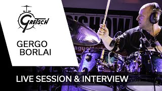 Gergo Borlai, Artiste Gretsch drums, Live & Interview Bag Show 2021 (ENG/FRA)