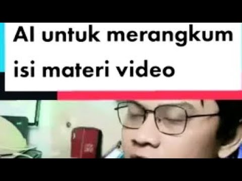 AI untuk merangkum isi video YouTube