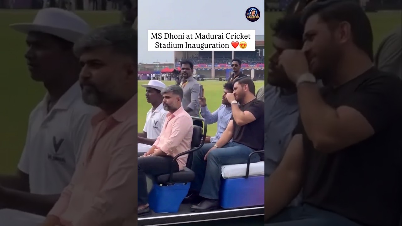 Dhoni in Action Madurai! 🔥 velamal stadium 🏟️ oct 9/2025 
