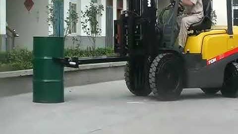 Mechnical single drum clamp,drum grip forklift attachments