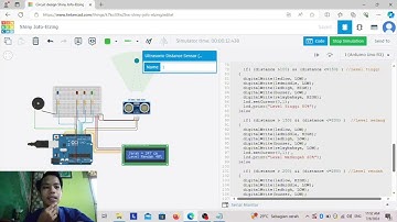 Projek UAS Microcontroller (Simulasi Peringatan Dini Banjir dengan Sensor Ultrasonik)
