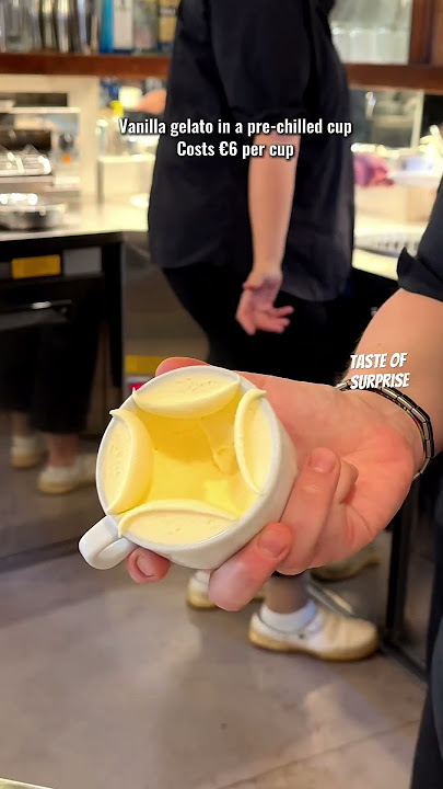 Florence must try affogato coffee from  from the oldest ice cream parlour ft Vivoli #affogato #fyp