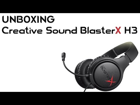 Unboxing: Creative Sound BlasterX H3