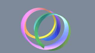 Spirograph Animation In 3D With Three-Fold Symmetry - Made With Lissajous 3D