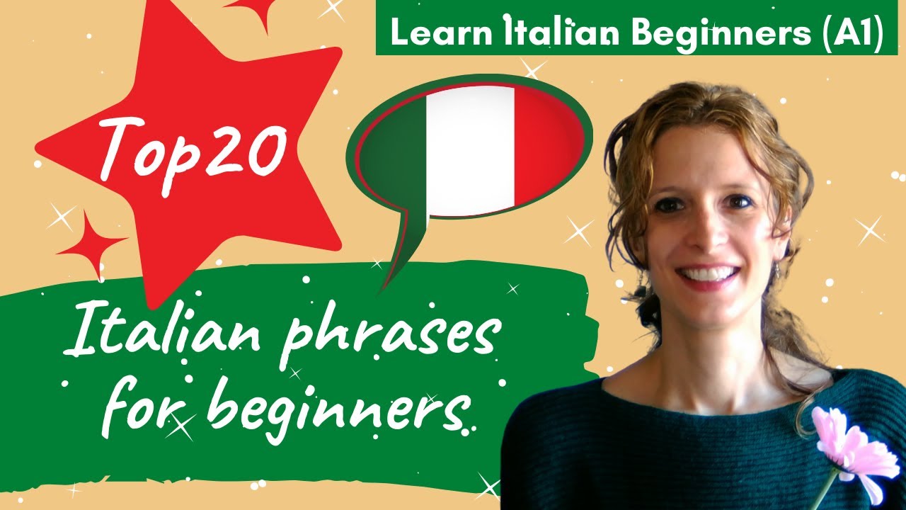 0. Learn Italian Beginners (A1): Top 20 Italian phrases for beginners