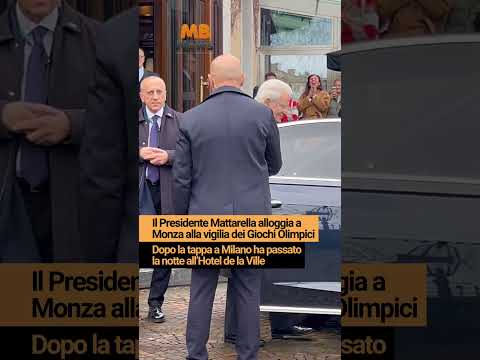 Il Presidente Mattarella alloggia a Monza alla vigilia dei Giochi Olimpici  #monza #brianza #mbnews