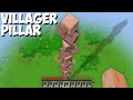 Where does lead TALLEST VILLAGER PILLAR in Minecraft ! CHALLENGE 100% TROLLING !