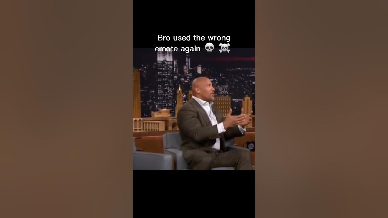 The Rock Used The Wrong Emote 