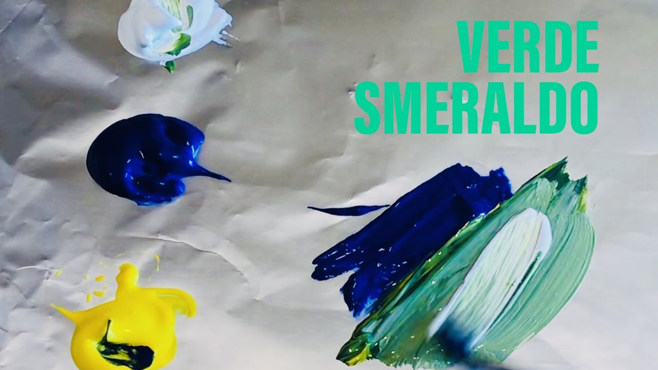 Come Creare Il VERDE SMERALDO Con 3 Colori Tutorial Patrizia come-creare-il-verde-smeraldo-con-3-colori-tutorial-patrizia