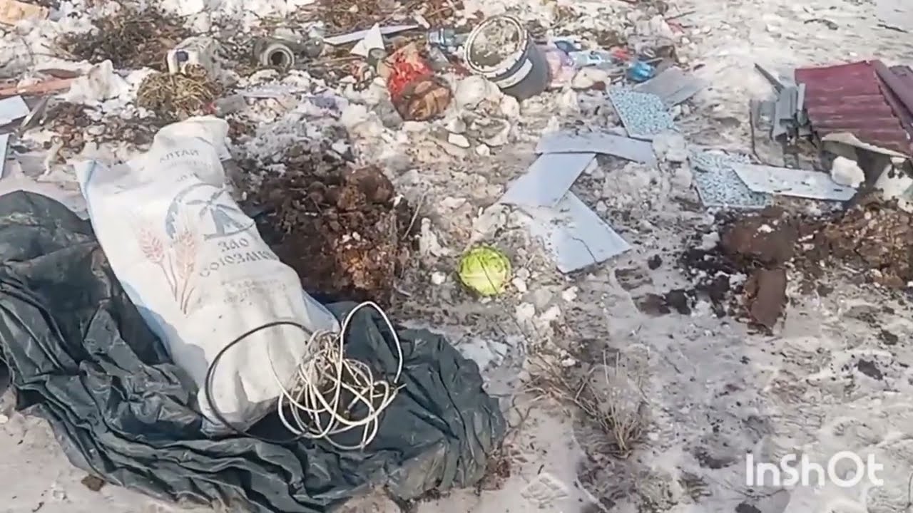 Разбор в цветной метал.Свалка.Зима.