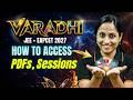How to Access Varadhi PDFs & Sessions | JEE + EAPCET 2027 | Vedantu Telugu
