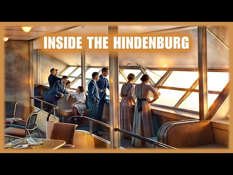 Inside The Hindenburg - Amazing Colorized Photos Revealed