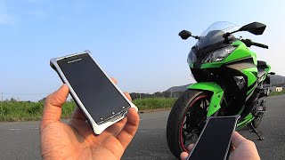 ソリッドバンパー衝撃テスト【Ninja250】【GILD design】