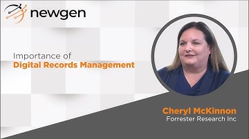 In Conversation with Cheryl McKinnon, Forrester Research on Digital Records Management in Government