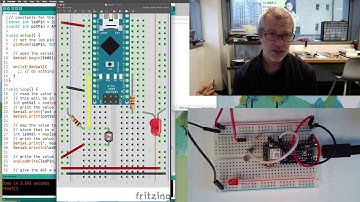 Analog Input with a photocell, includes calibration!