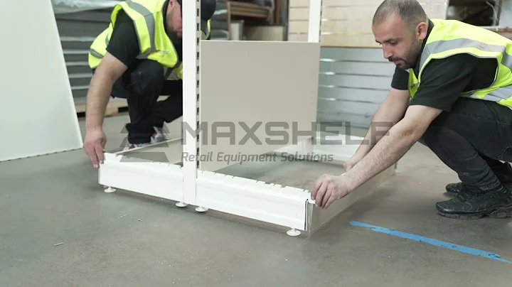 Assemble a Gondola Shelf For Your Retail Store | Max Shelf