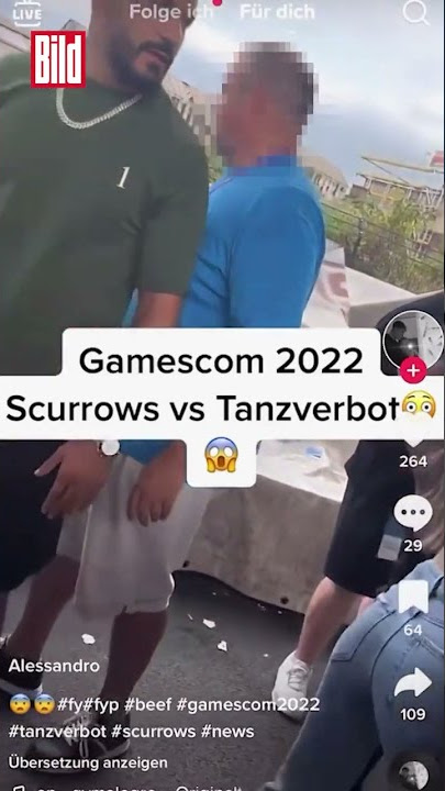 Gamescom-Beef zwischen Tanzverbot und Orangemorange #Shorts