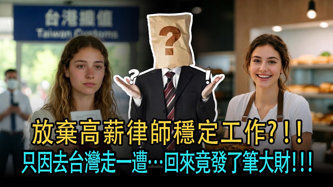 放棄律師鐵飯碗去台灣一趟回來竟然發大財_媽媽準備享福了!