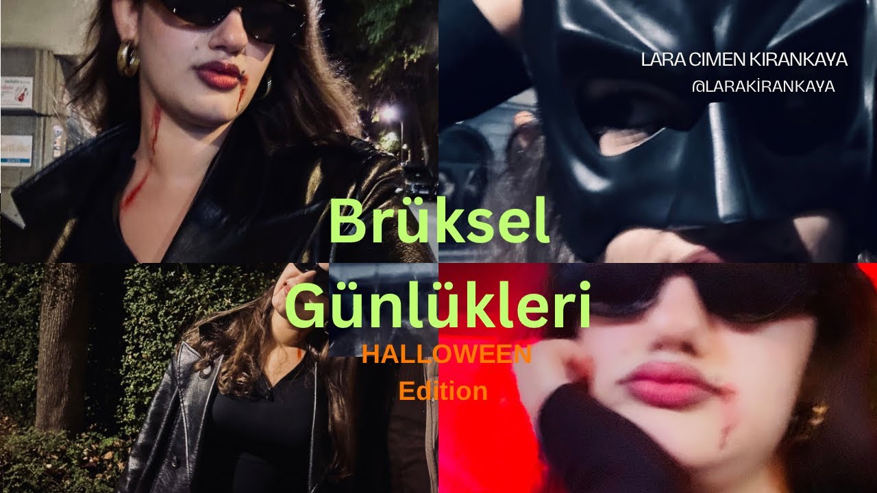 Brüksel günlükleri ama halloweene party’e artık gidiyoruz 