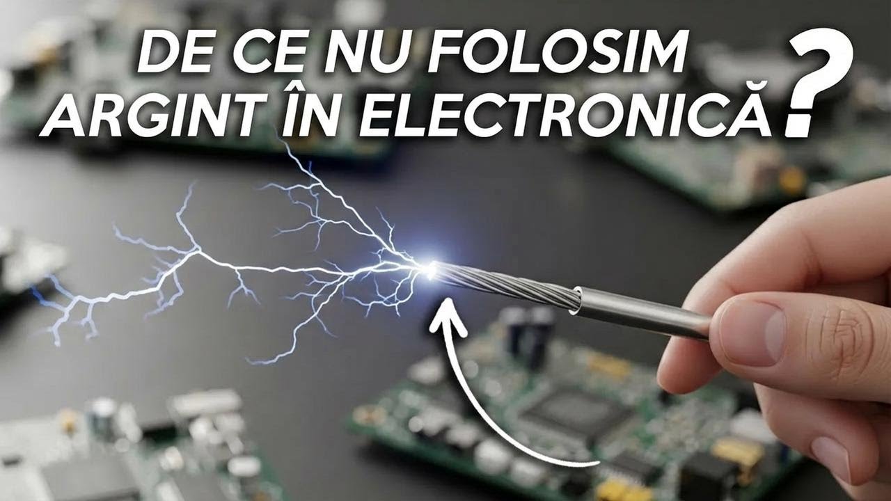De ce folosim aurul în electronică dacă argintul conduce mai bine electricitatea?