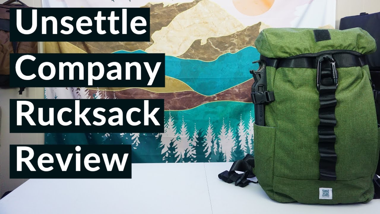 Unsettle Company Rucksack Review! Great water resistant bag for