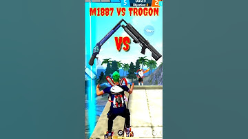 Thumbnail of free fire M1887 VS TROGON#shorts#viral#2023#youtube shorts#free fire maX#tik tok video#