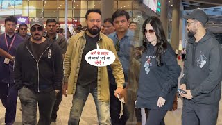 Salman Khan पहुंचे Mumbai Airport ! Katrina Kaif, Vicky Kaushal Salman भीड़ गए Airport पर ?