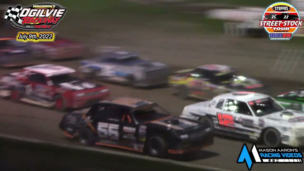 Ogilvie Raceway Steffes WISSOTA Street Stock Tour AMain (7/9/22) YouTube