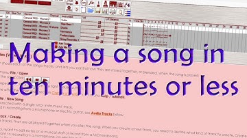 making a song in ten minutes or less