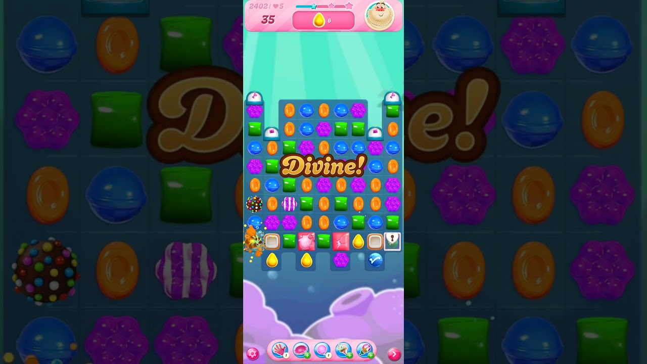 Level 2402, Candy Crush Saga, Walkthrough, Gameplay, No Commentary, Android